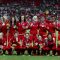 Canada's women's football team with their bronze medals at Wembley Stadium at the 2012 London Olympics, Thursday, Aug. 9, 2012. (COC Photo: Mike Ridewood)